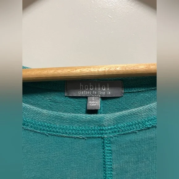 Habitat clothes to live in Teal Blue Set Women’s Size Large - Picture 8 of 13